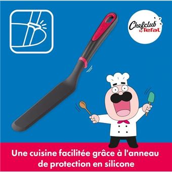 Spatule à crêpes Tefal Cook it cool avec Chefclub K2600904 Noir et Rouge