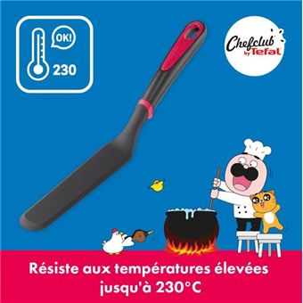 Spatule à crêpes Tefal Cook it cool avec Chefclub K2600904 Noir et Rouge