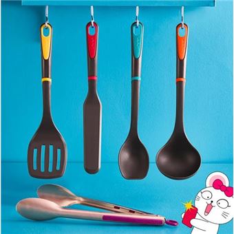 Spatule à crêpes Tefal Cook it cool avec Chefclub K2600904 Noir et Rouge