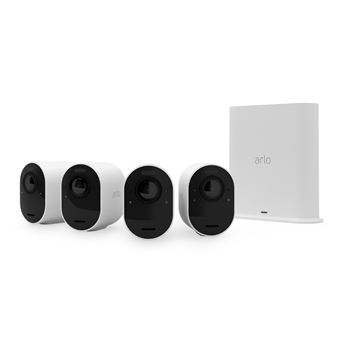 Pack de 4 caméras de surveillance connectées Arlo Ultra 2 Spotlight intérieure-extérieure Blanc - 1