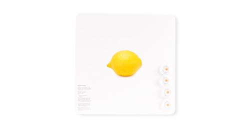Tableau magnétique Dresz Citron Blanc