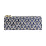 Mini Trousse Lannoo Peacock 19 cm Bleu et Beige