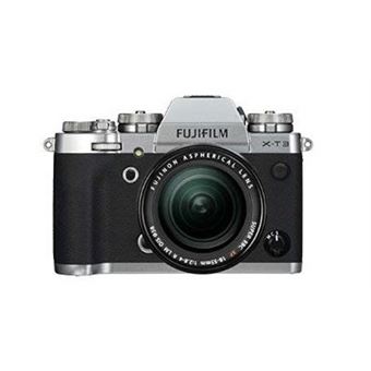 Fuji X-T3 Hybride Camera Silver + Lens XF18-55MM