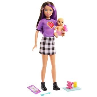 Poupée Barbie Coffret Skipper Baby-Sitter