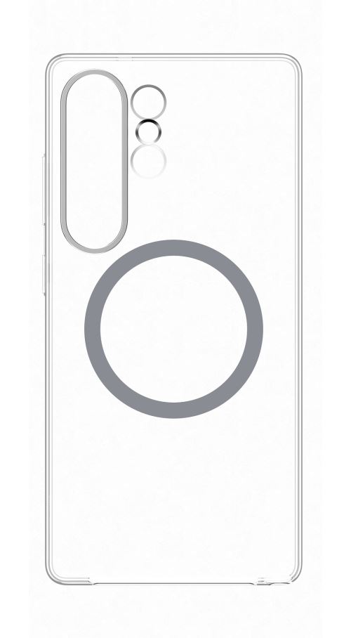 Coque magnétique pour Samsung Galaxy S25 Ultra Transparent