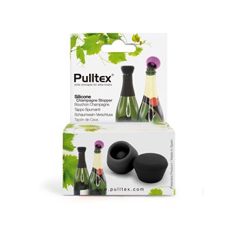 Bouchon champagne Pulltex Silicone Noir