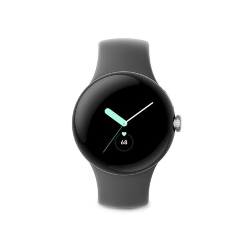 Montre connectée Google Pixel Watch LTE Argent avec bracelet sport Charbon