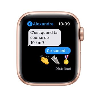 Apple Watch Series 6 GPS Cellular 40 mm or aluminium montre intelligente avec bande sport