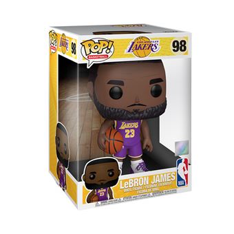 Figurine Funko Pop NBA Lakers 10" LeBron James Purple Jersey