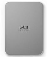 LaCie Mobile Drive STLP2000400 - Disque dur - 2 To - externe (portable) - USB 3.2 Gen 1 (USB-C connecteur) - lune argentée - avec 3 ans de Seagate Rescue Data Recovery