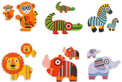 Mon 1er puzzle Mideer Animaux de la jungle