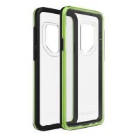 Coque LifeProof Slam Transparent avec Contour noir et vert pour Samsung Galaxy S9+