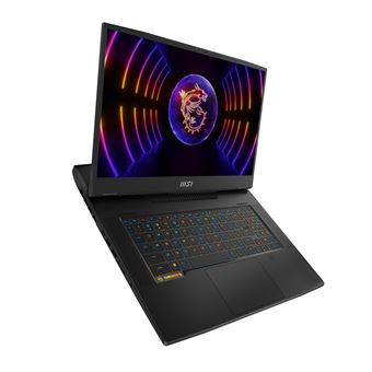 PC portable Msi Titan GT77HX 13VI-030FR 17,3" Intel Core i9-13980HX 64 Go RAM 2 To SSD Noir