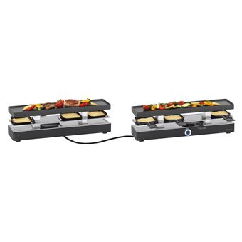 Raclette Trisa Electronics Style Connect avec Thermostat 2 x 900 W Anthracite