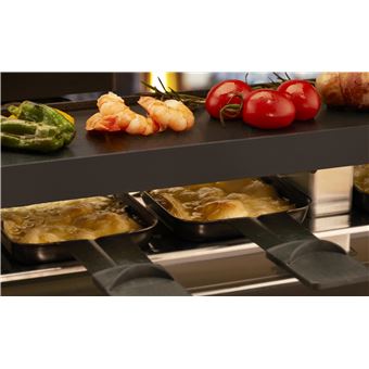Raclette Trisa Electronics Style Connect avec Thermostat 2 x 900 W Anthracite