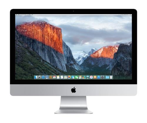 Apple iMac 27" Retina 5K 1 To Fusion Drive 16 Go Ram Intel Core i5 Quadricœur À 3,2 Ghz Turbo Boost Jusqu’À 3,6 Ghz Mk462Fn/A Sur-Mesure Fin 2015