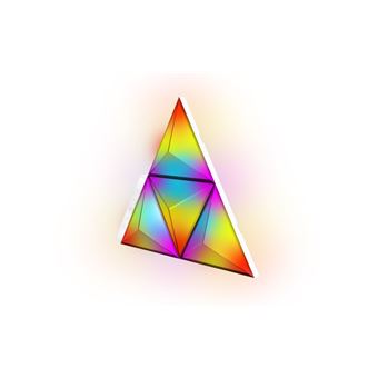 Pack de démarrage 4 panneaux modulaires LED 3D Monster Illuminescence Multicolore