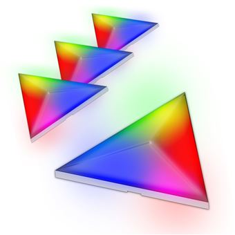 Pack de démarrage 4 panneaux modulaires LED 3D Monster Illuminescence Multicolore