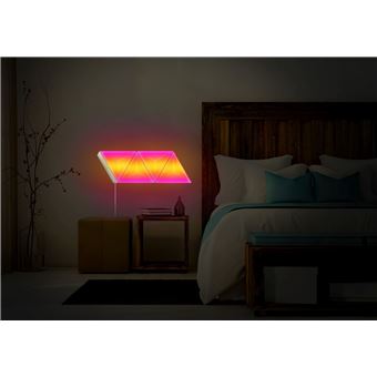 Pack de démarrage 4 panneaux modulaires LED 3D Monster Illuminescence Multicolore