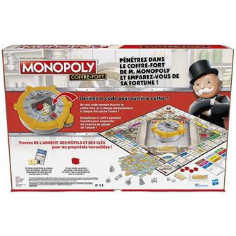 Jeu classique Hasbro Monopoly Coffrefort