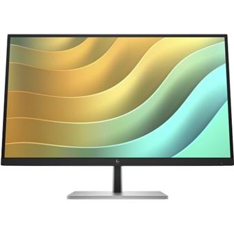 HP E27u G5 - E-Series - écran LED - 27" - 2560 x 1440 QHD @ 75 Hz - IPS - 350 cd/m² - 1000:1 - 5 ms - HDMI, DisplayPort, USB-C - tête noire, noir et argent (support) - avec 5 ans de support matériel HP sur site le jour ouvrable suivant pour les monite