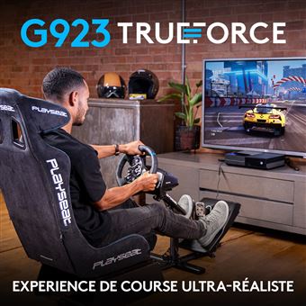 Pack Gaming Volant et Pédales Logitech G923 Trueforce pour Xbox Series X S, Xbox One / PC