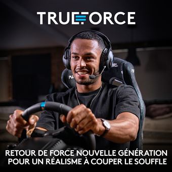 Pack Gaming Volant et Pédales Logitech G923 Trueforce pour Xbox Series X S, Xbox One / PC