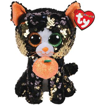 Peluche TY Flippables Taille S Jinx Le Chat Halloween