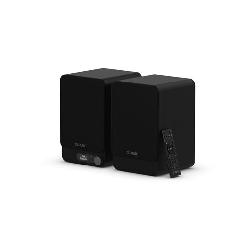 Pure Stereoanlage Classic Active Schwarz