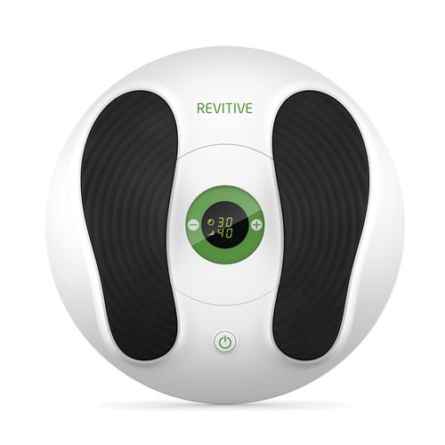 Stimulateur circulatoire Revitive Essential adapté aux jambes lourdes Blanc