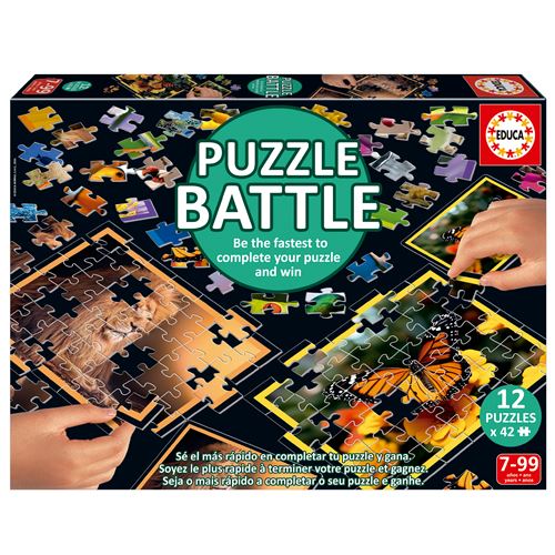 Educa Puzzle Bataille Natura. Une véritable Bataille de pièces | Soyez Le Premier à Terminer Votre Puzzle pour Devenir Le Gagnant. A partir de 20119 - vue 8