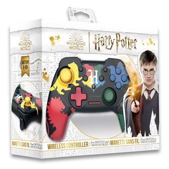 Harry Potter - Manette Switch Sans Fil Cable 1M - 4 Maisons