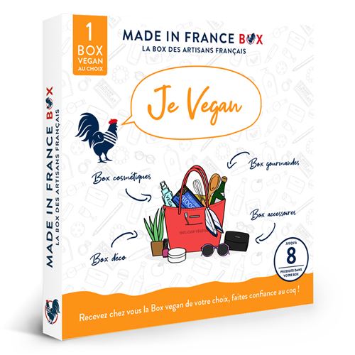 Coffret cadeau Made In France Box Je végan !