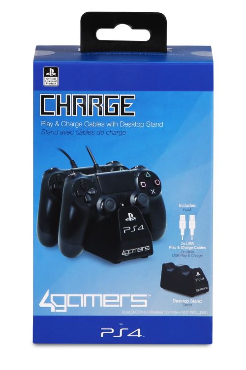 Stealth - Double Chargeur pour manette Playstation 4 - Double station de  recharge de batterie – NOIR - Manette PS4 - Rue du Commerce