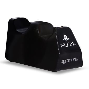 Shot - Support Chargeur pour 2 Manettes de PS4 Micro USB Playstation (NOIR)  - Manette PS4 - Rue du Commerce