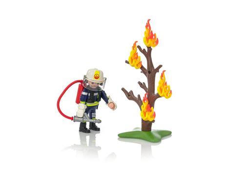 Lot De Personnages PLAYMOBIL Pompiers, Gendarmes, Policiers - Occasion, Joués Mais En Bon état