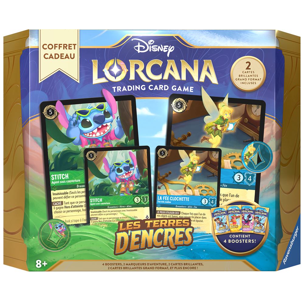 Carte à collectionner Lorcana Coffret cadeau Disney Les Terres d'encres
