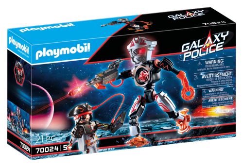 Playmobil Galaxy Police 70024 Robot et pirate de l'espace