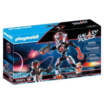 Playmobil Galaxy Police 70024 Robot et pirate de l'espace