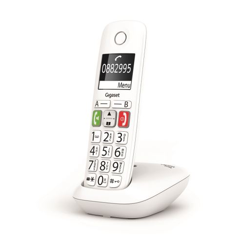Téléphone fixe sans fil Gigaset E290 Solo Blanc