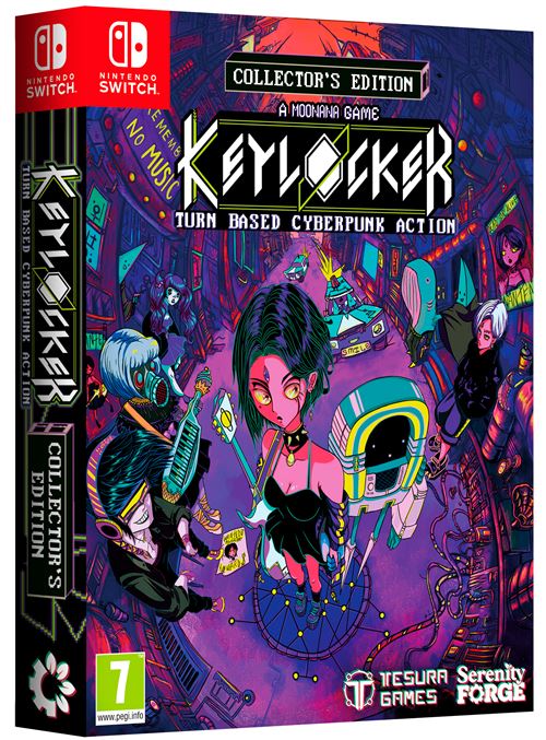 Keylocker Turn Based Cyberpunk Action Collector' Edition Nintendo Switch