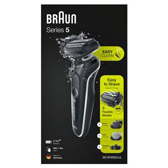 Rasoir électrique Braun Series 5 50-W4650CS Noir