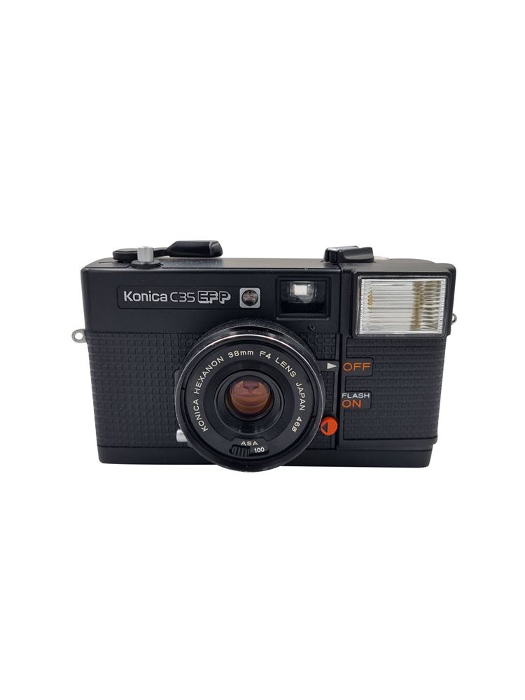 Appareil Photo Argentique Konica FP Boîtier Seul - Reflex 35mm Argent - Occasion état Excellent+5
