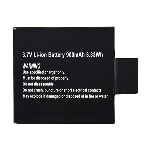 Batterie Agfaphoto pour Caméra sport AC7000 900 mAh Noir