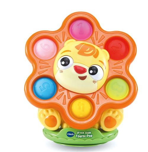 Jeu d'éveil Vtech Baby P'tit lion Tourni Pop - Vtech Baby