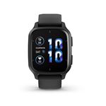 Montre connectée Garmin Venu Sq 2 Music Edition Gris avec bracelet silicone noir