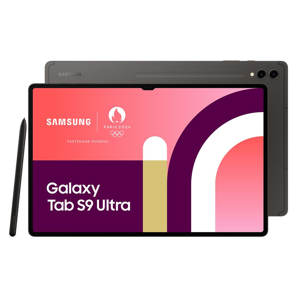 Étui d'Origine Samsung Tab S9 Ultra avec Porte Stylet, Smart Book