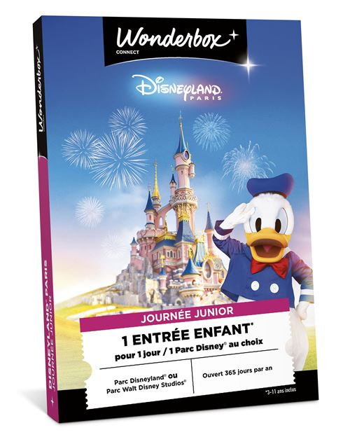 Coffret cadeau Connect Disneyland Paris 1 jour / 1 parc Disney® 1 Entrée Enfant - vue 1