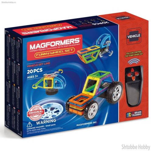 MAGFORM MAGFORMERS FUNNY WHEELS SET 20 P