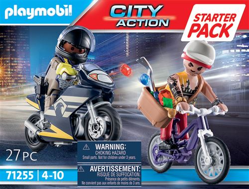 Playmobil City Action 71255 Starter Pack Agent et Voleur